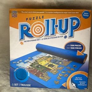 Puzzle Roll-Up Mat. 24”x42” in box. Fits up to 1500 pieces.